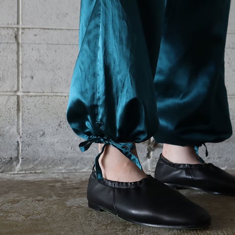 Tabrik satin  pants (peacock)