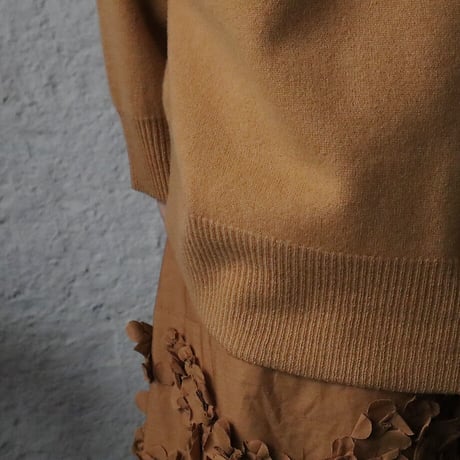 Le pivot pure wool cardigan (camel)