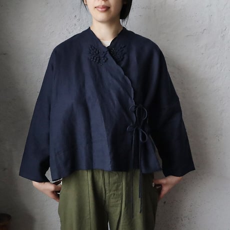 TOWAVASE Bon Voyage blouse (navy)