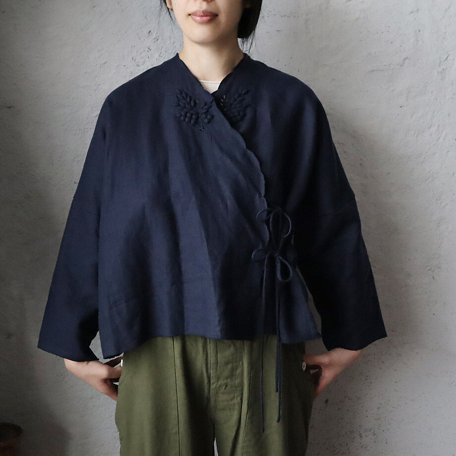 TOWAVASE Bon Voyage blouse (navy) | nii-B | WEB...