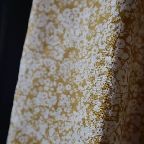NOTA sicily dress (flower print mustard)