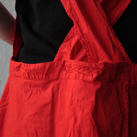 nurse apron (red)