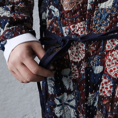 saruche gudri long jacket (flower mix)