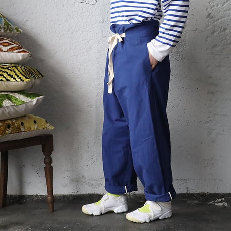 .less wrap pants (royal blue)