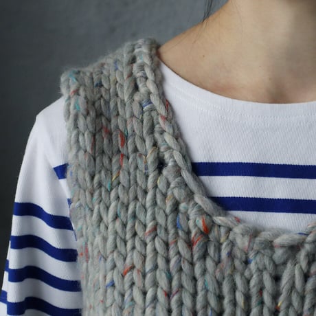 chiihao x nii-B peru vest gray mix