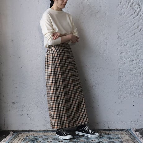 NOTA  long skirt (check)
