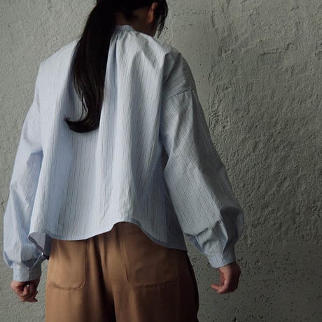 NOTA le menage blouse (blue stripe)