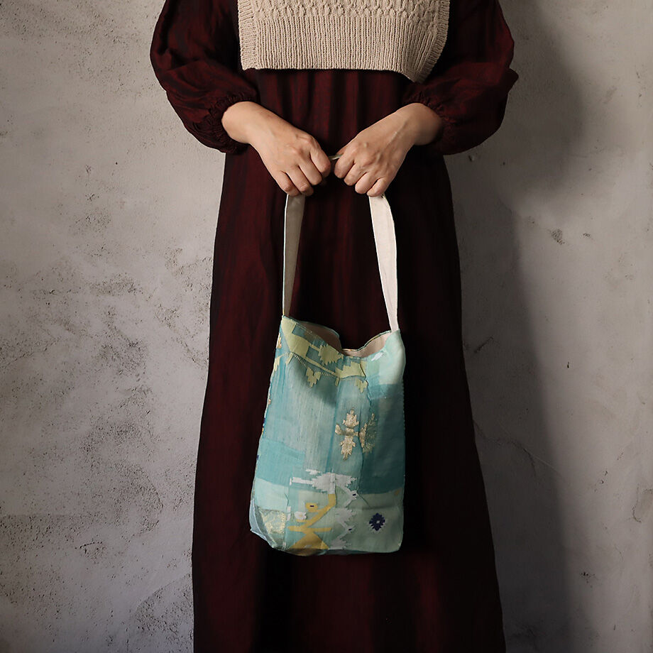 バッグ COUNTERPOINT BORO BAG WONDER FULL LIFE COUNTERPOINT BORO BAG (S) green | nii-B | WEBSHOP