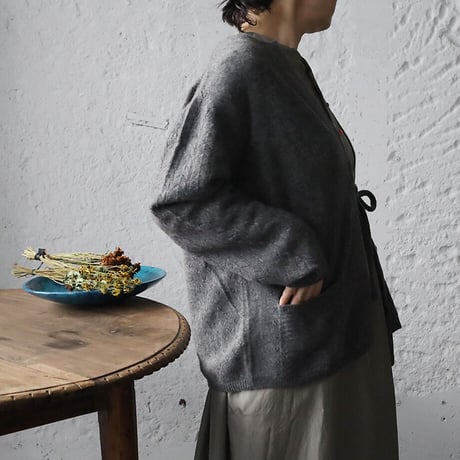 TOWAVASE Panier cardigan (charcoal gray)
