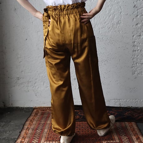 Tabrik satin  pants (bronze)