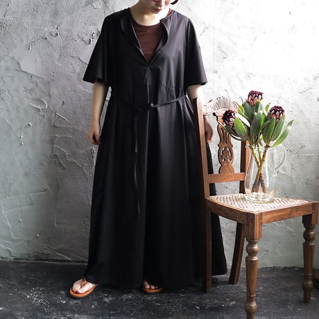 .less draped sleeve dress