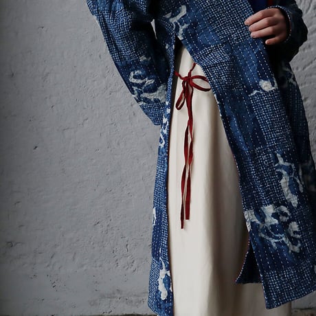 saruche gudri long jacket (blue)