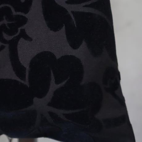 R&D.M.Co- wild berry velvet tote bag (black/navy)