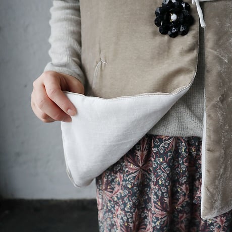 TOWAVASE La zabu vest jacket (gray)