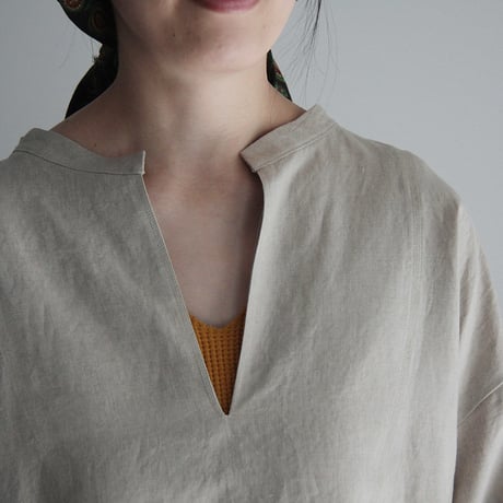 COUNTERPOINT kaftan dress (beige)