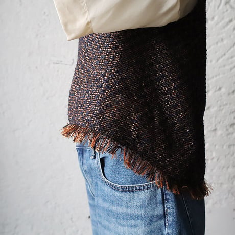NOTA le blueque gillet (brown x navy)