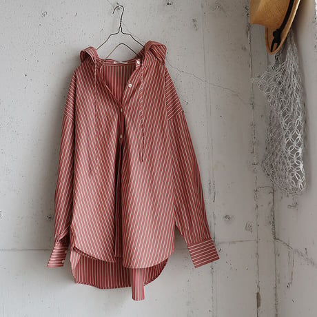 WANDERUNG hood blouse (brown)