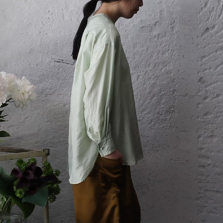 R&D.M.Co- silk pullover (pale green)