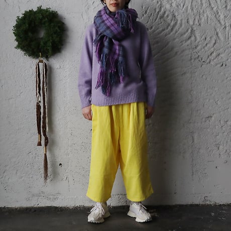 R&D.M.Co-  wool blanket  (purple x blue)