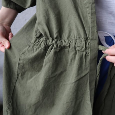 hospital surgical gown short sleeve (khaki)