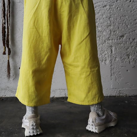 R&D.M.Co- linen corduroy gum pants (yellow)