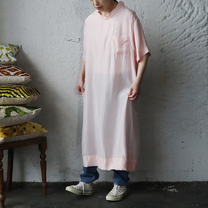 TOWAVASE Souplesse long T-shirt (peach) | nii-B