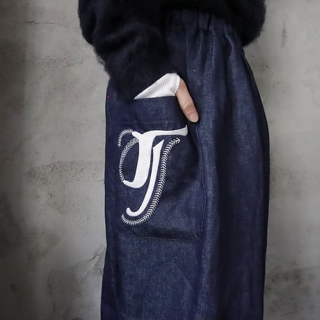 TOWAVASE jardinier pants (navy)