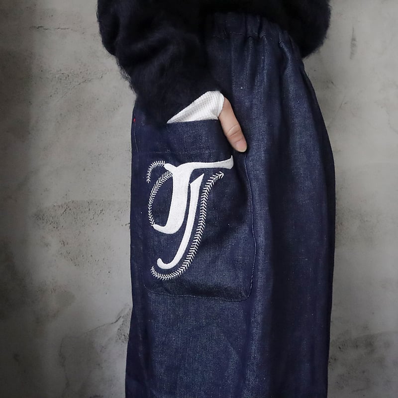 TOWAVASE jardinier pants (navy) | nii-B | WEBSHOP