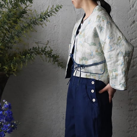 TOWAVASE Frais linen jacket (multi)