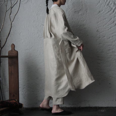 NOTA linen gown (beige)