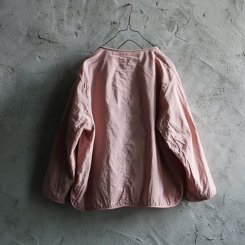 R&D.M.Co- GARMENT DYE trimming jacket (pink) | R&D.M.Co- GARMENT DYE trimming jacket (pink) |