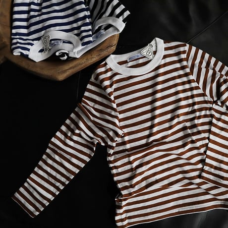 R&D.M.Co- gauze bouder L/T shirt