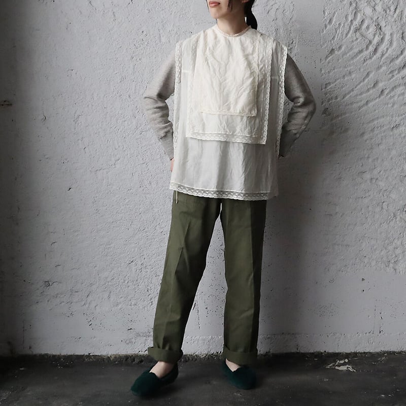 トップス TOWAVASE Leavers tablier ivory 2025 Leavers tablier - c a b i n e t O N L I N E S T O R E