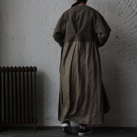 Tabrik cache-coeur dress (khaki)  