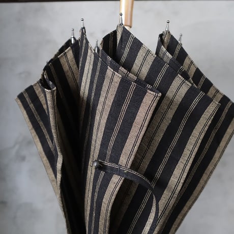 Tabrik parasol (black x beige stripe)
