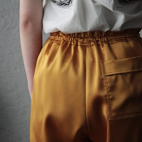 NOTA  satin pants ( mustard)