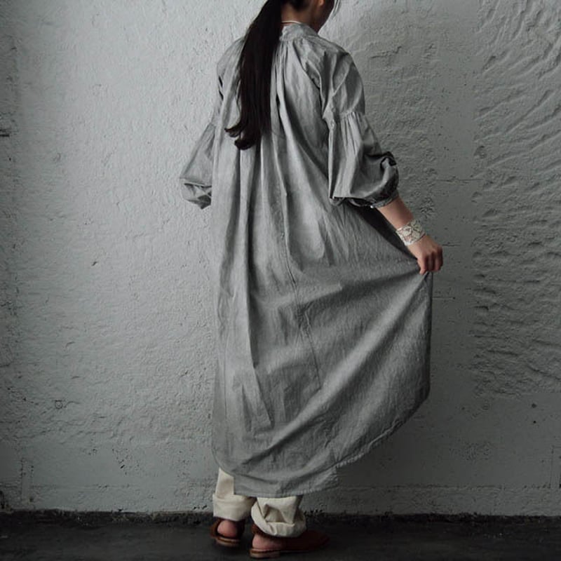 Tabrik cotton gather robe | nii-B | WEBSHOP