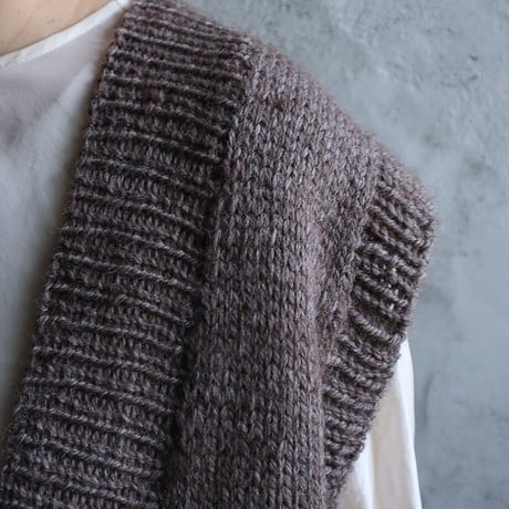chiihao x nii-B  loose vest (brown)