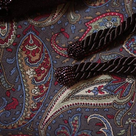 NOTA bell sleeve dress + purse  paisley