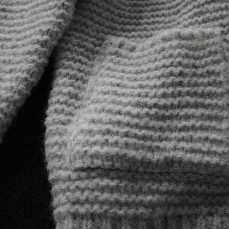 MAISON ANJE knit cardigan glay