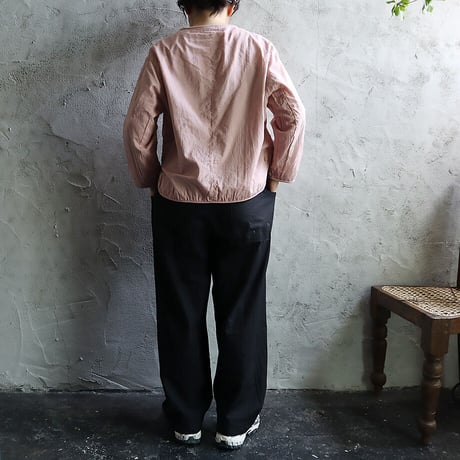 R&D.M.Co- GARMENT DYE trimming jacket (pink)
