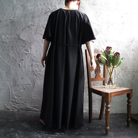 .less draped sleeve dress