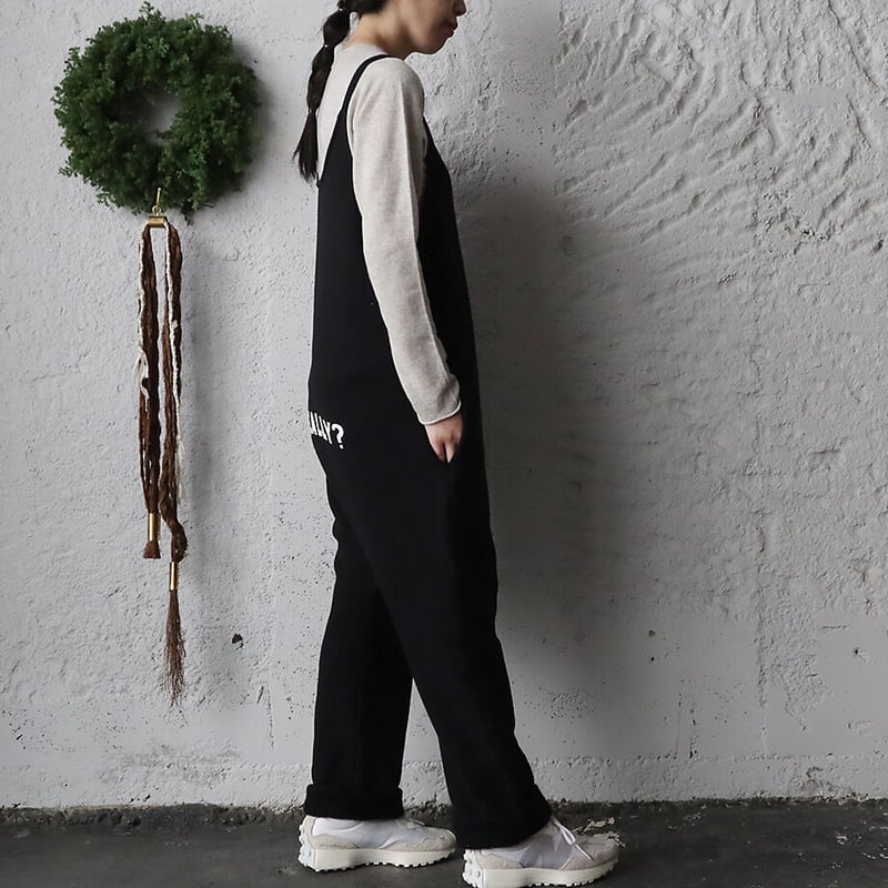 R&D.M.Co- salopette (black/REALLY?) | nii-B | W