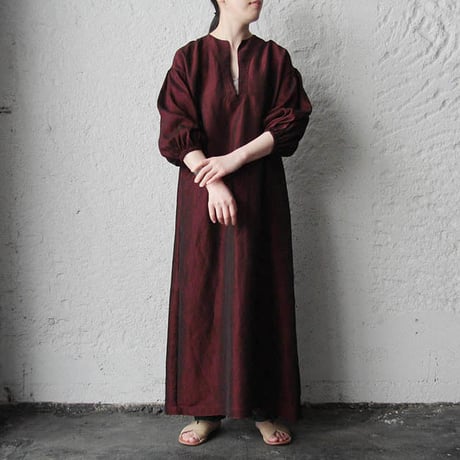NOTA wieliczka dress (burgundy)