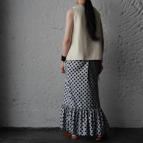 NOTA laterano due flounced skirt dot
