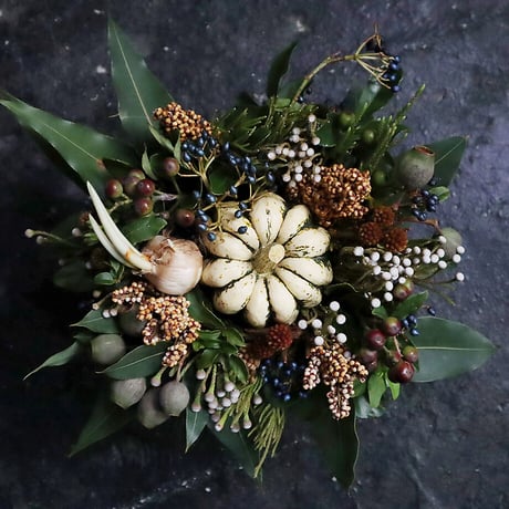 season flower arrangement  Halloween