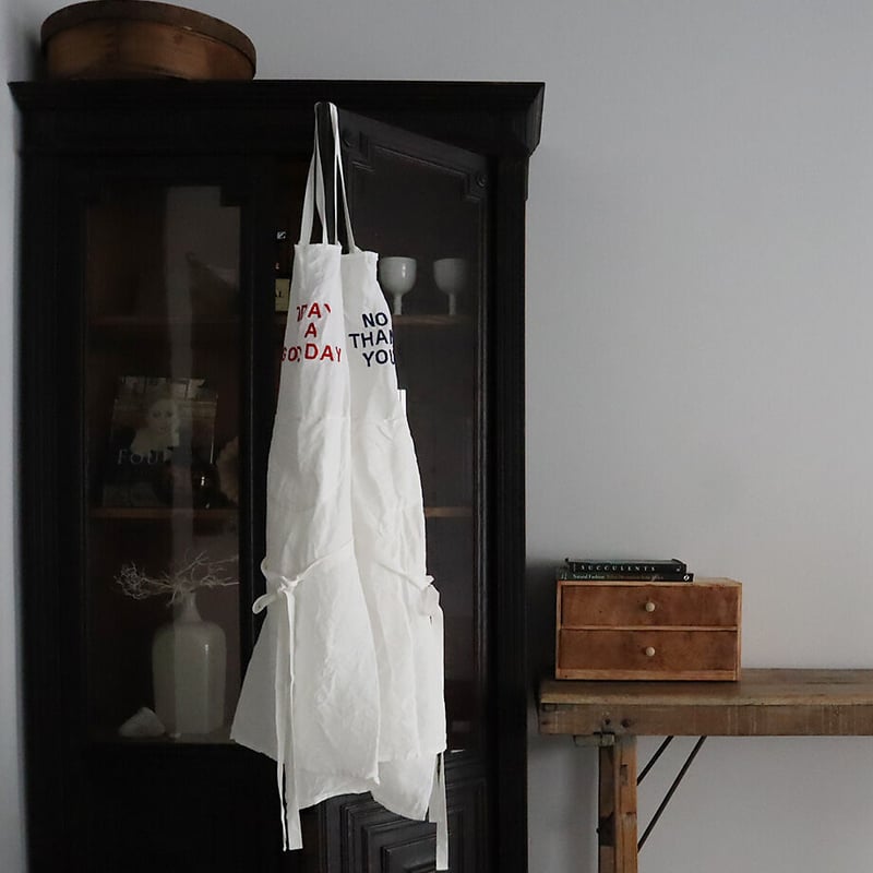 R&D.M.Co- linen apron | nii-B | WEBSHOP