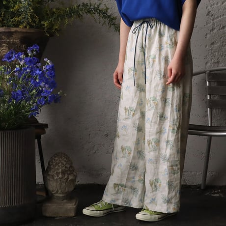 TOWAVASE Frais linen pants (multi)