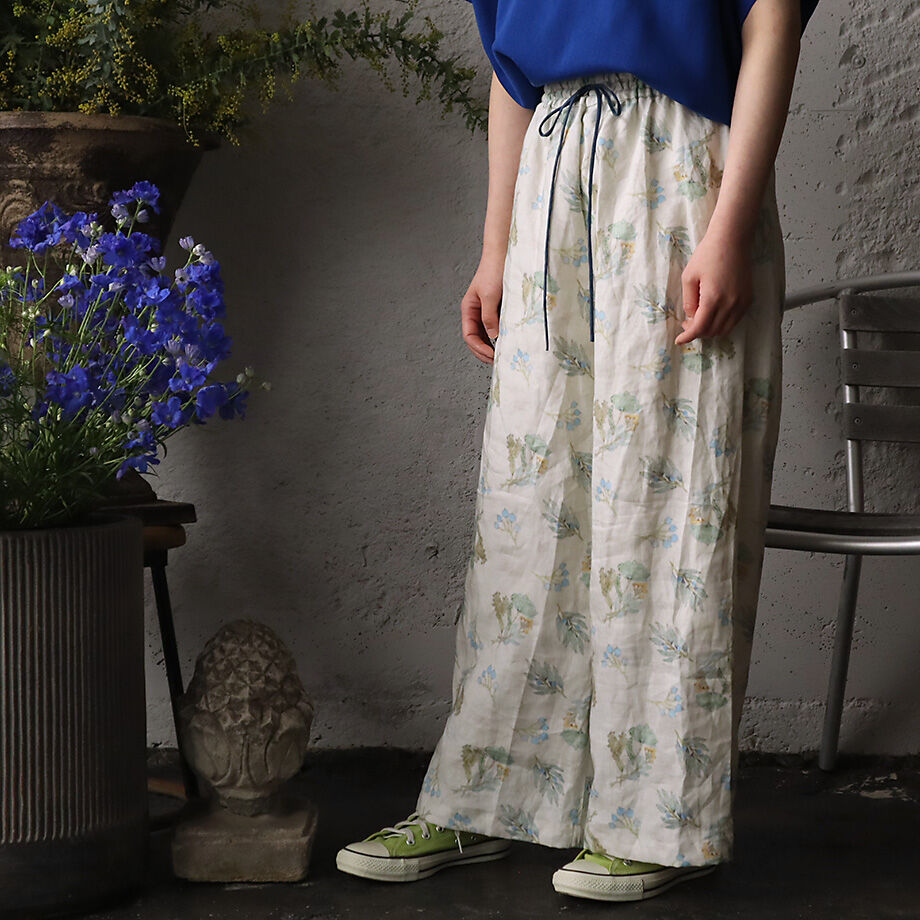 TOWAVASE Frais linen pants (multi) | nii-B | WE...