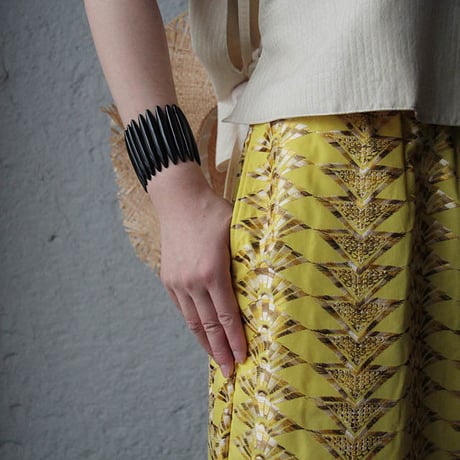 NOTA laterano due flounced skirt yellow